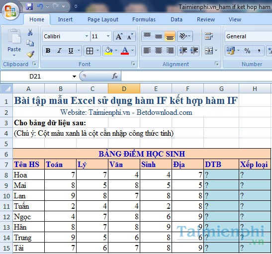 ham if ket hop ham if