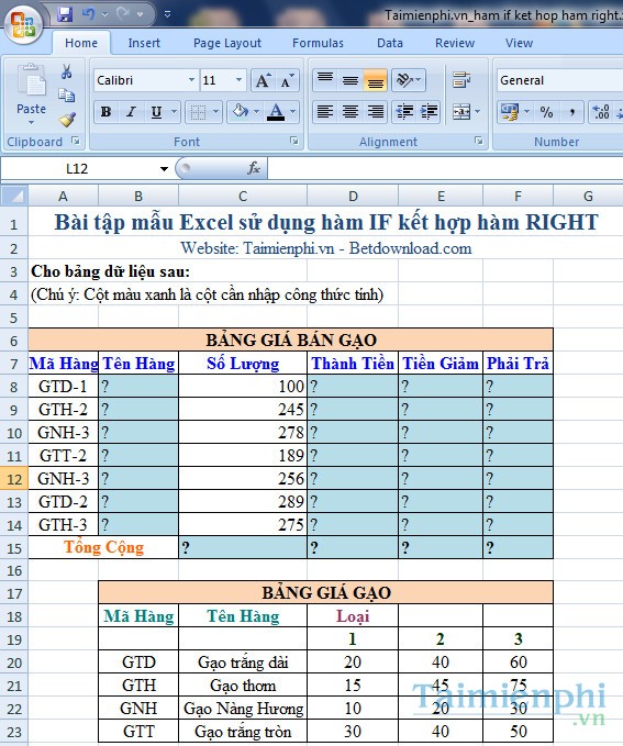 ham if ket hop ham right