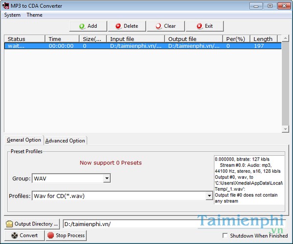 MP3 to CDA Converter