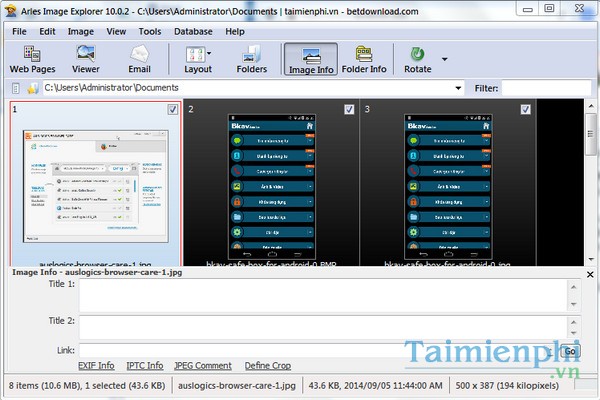 Arles Image Web Page Creator