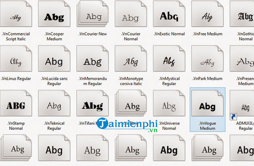 download font vntime