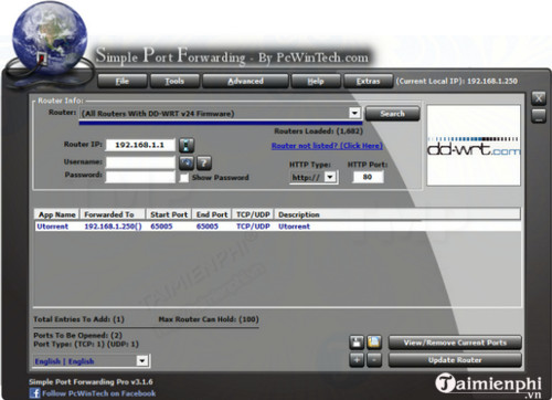 Simple Port Forwarding