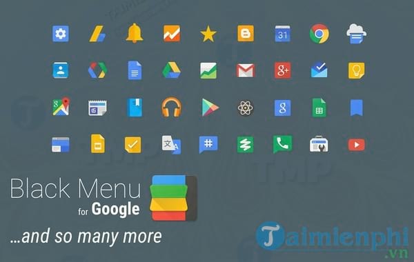 Black Menu for Google for Opera