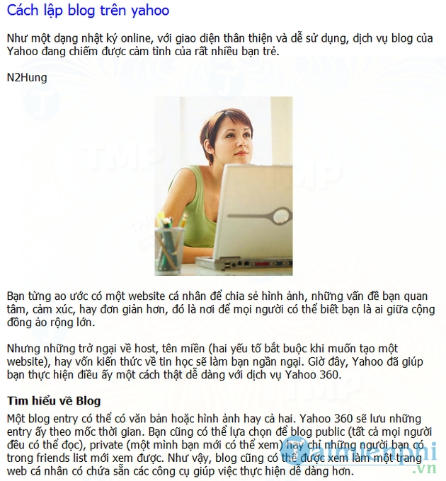 Cách làm blog