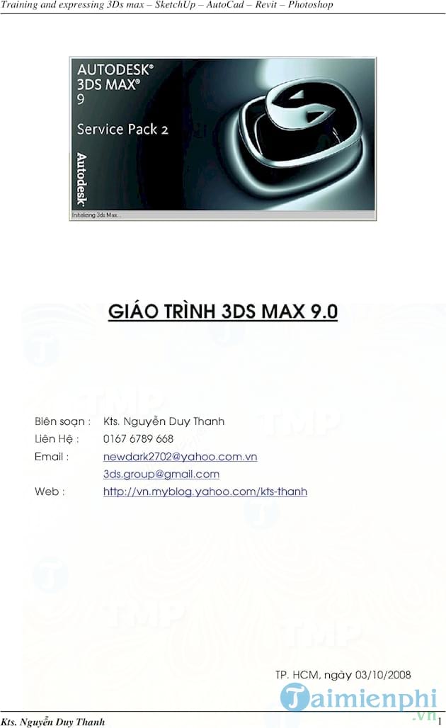 Giáo trình 3Ds Max