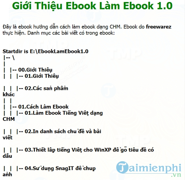 Hướng dẫn làm Ebook