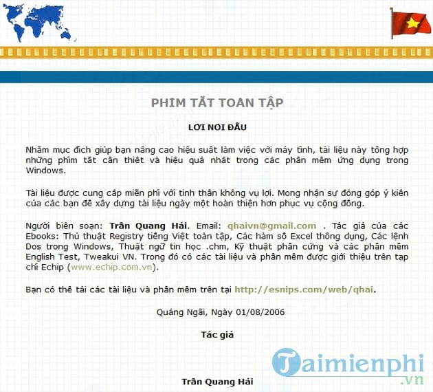 Phím tắt trong Windows