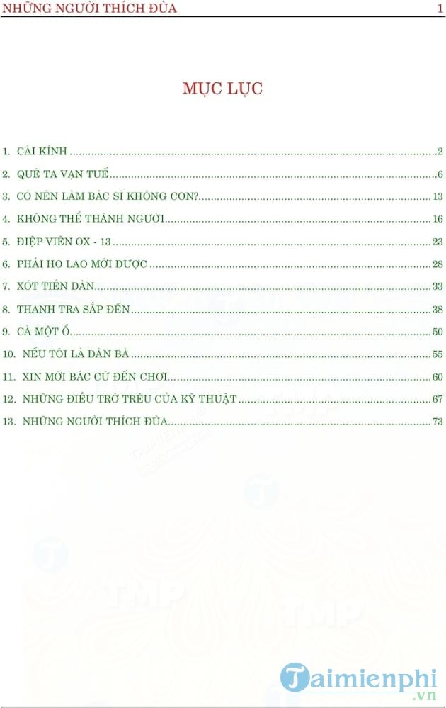 Những người thích đùa