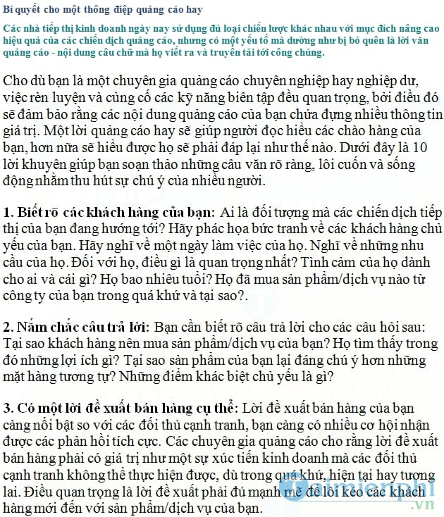 Cách làm quảng cáo