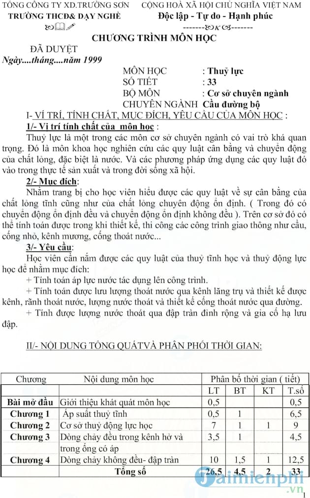 Thủy lực thủy văn