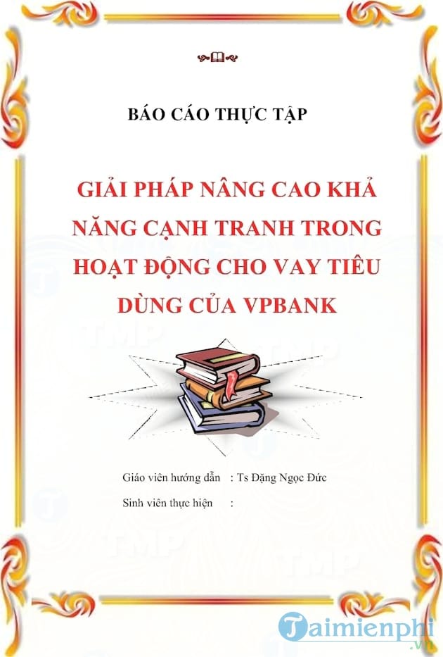 Giải pháp nâng cao cạnh tranh trong hoạt động cho vay của VPBank