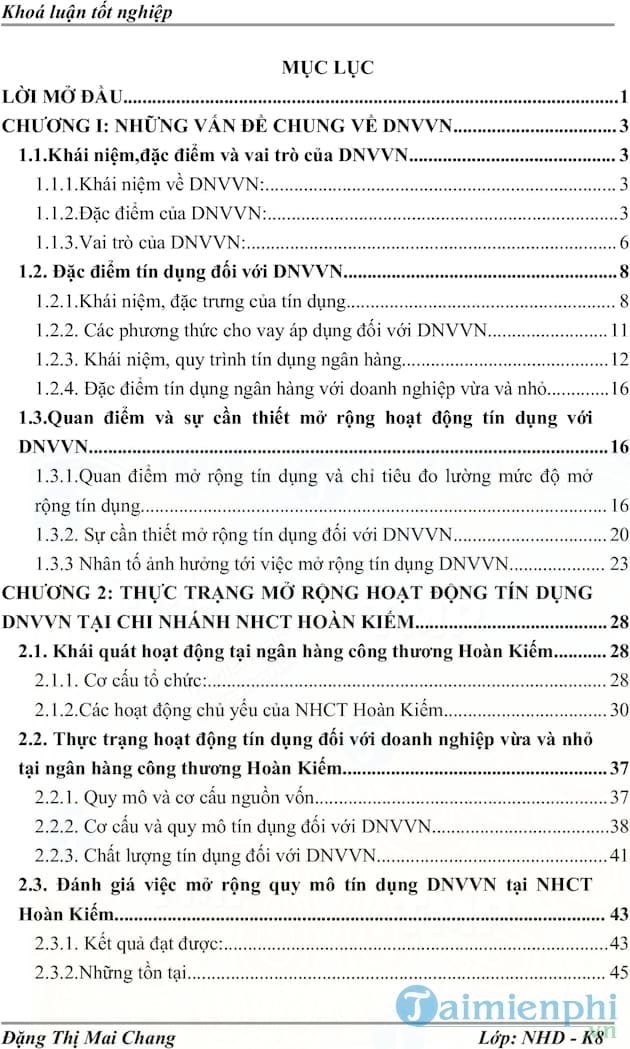 Giải pháp mở rộng hoạt động tín dụng đối với DNVVN
