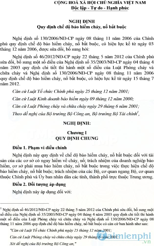 Nghị định số 130/2006/NĐCP