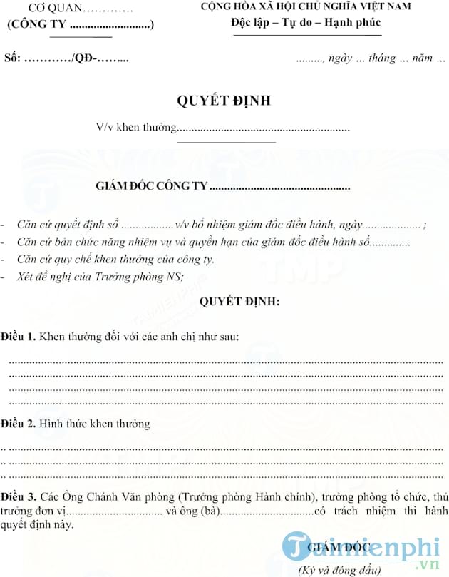 Luật thi đua, khen thưởng