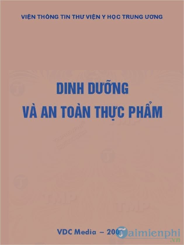 Dinh dưỡng và an toàn thực phẩm