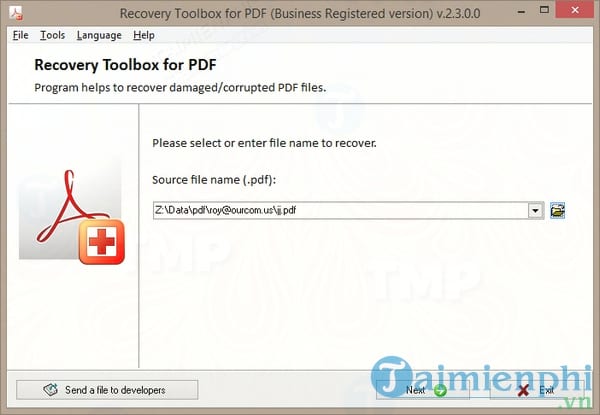 Recovery Toolbox for PDF