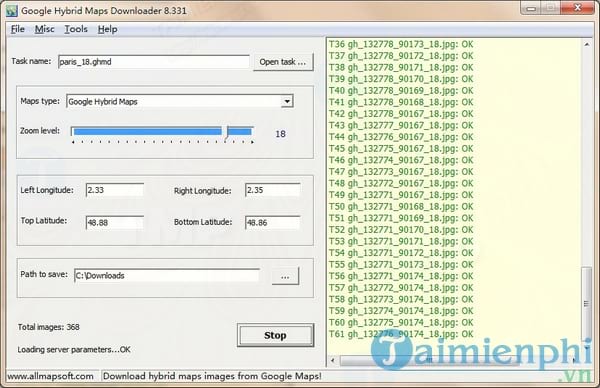 Google Hybrid Maps Downloader