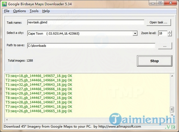 Google Birdseye Maps Downloader