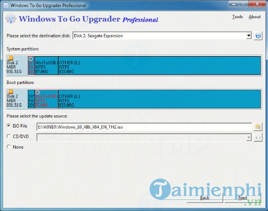 Windows To Go Upgrader