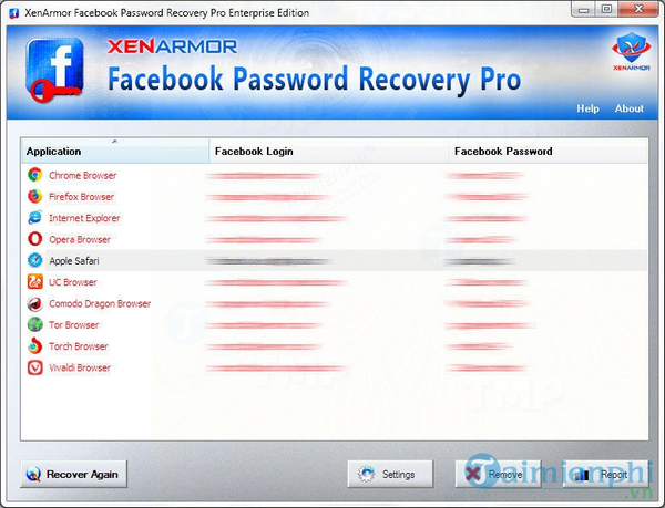 XenArmor Facebook Password Recovery Pro