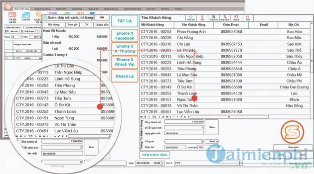 Phần mềm quản lý spa Lucky Beauty