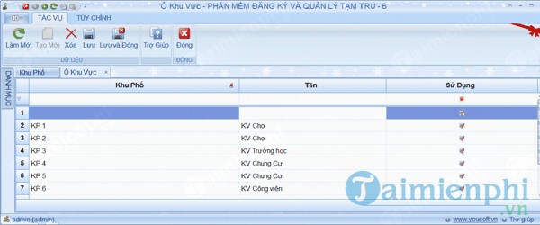 Phần mềm quản lý tạm trú Yousoft