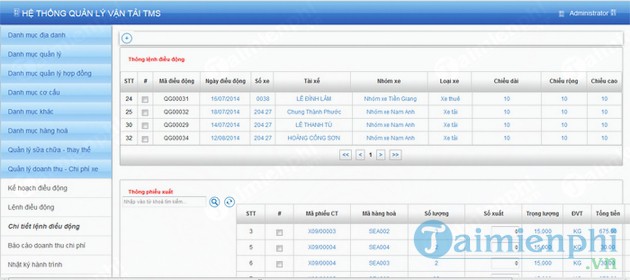 Phần mềm quản lý vận tải FAST