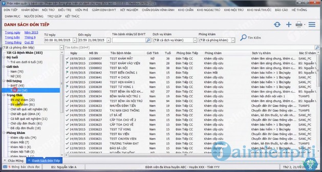 Phần mềm quản lý bệnh viện HIS
