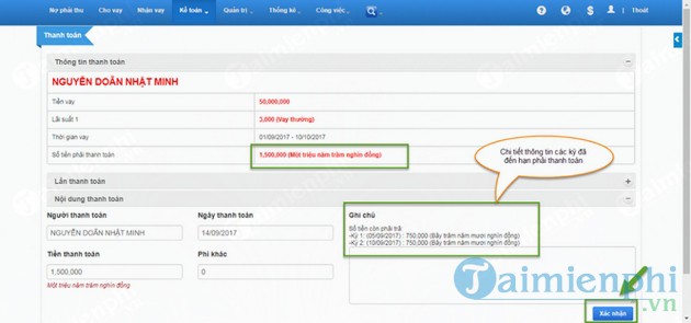 Phần mềm quản lý cầm đồ niemtinvn