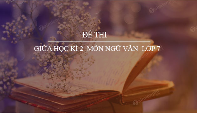 de thi hoc ki 2 mon ngu van lop 7