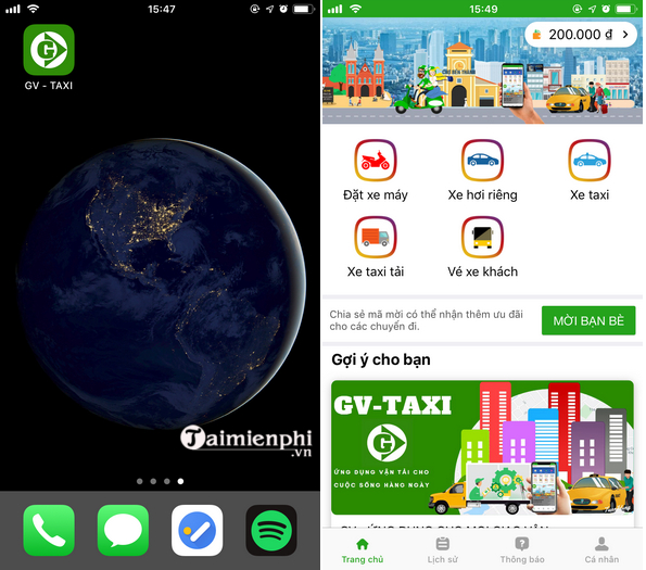 tai gv taxi