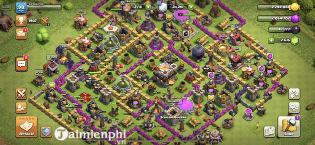 tai game clash of clans