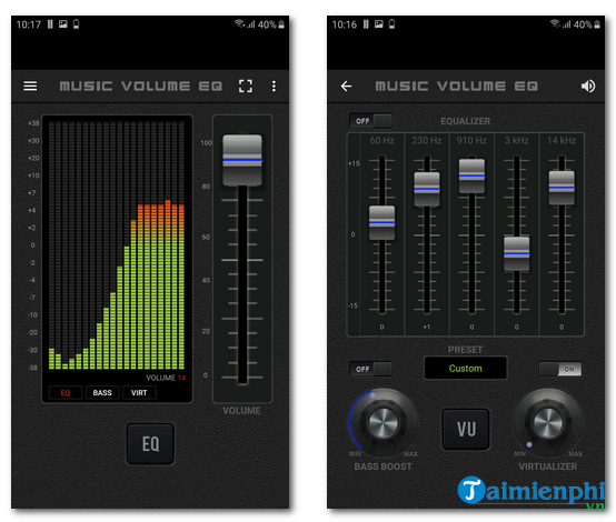 tai music volume eq