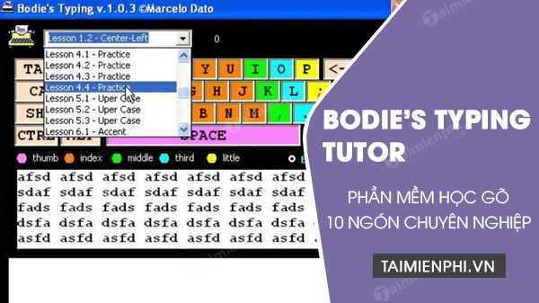 tai bodie typing tubtor