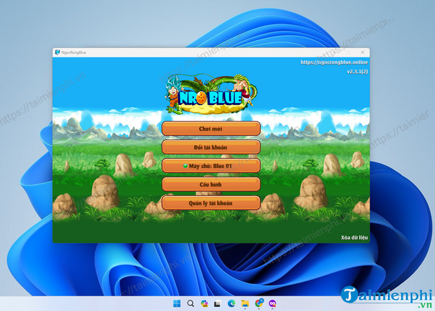 tai game nro ngoc rong blue