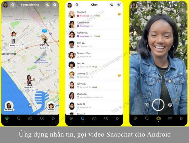 snapchat cho android