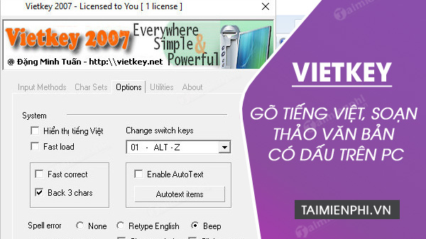 tai vietkey moi nhat