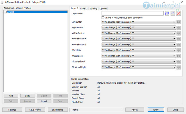Tải X Mouse Button Control
