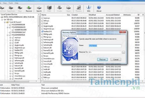 Active File Recovery
