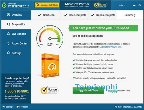 download tweakbit pcspedup